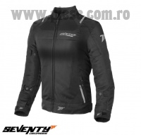 Geaca (jacheta) femei Racing vara Seventy model SD-JR54 culoare: negru – marime: L